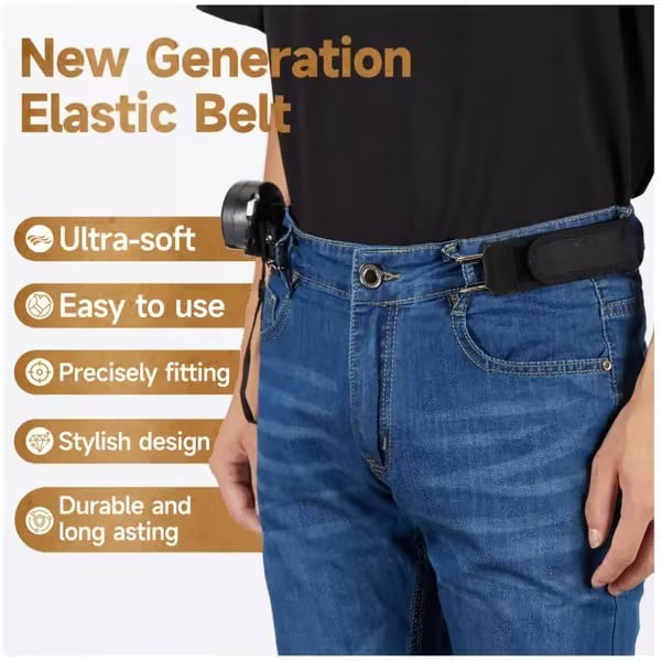 Kervalon® Tactical Metal Hook Buckle Free Comfort Belt