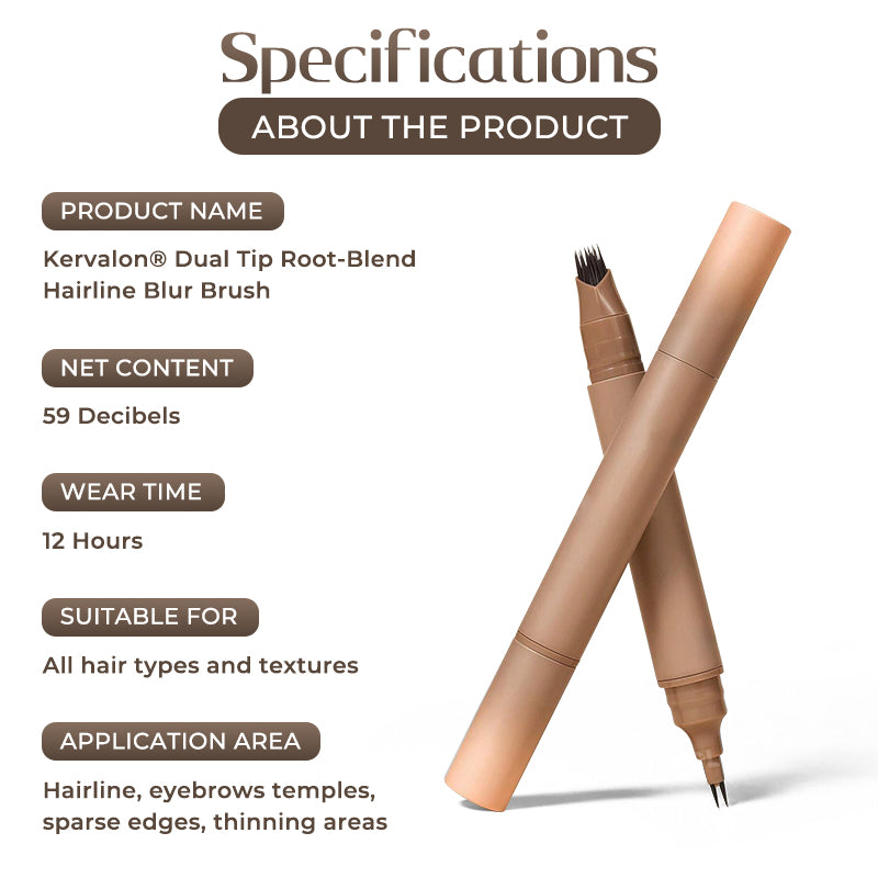 Kervalon® Dual Tip Root-Blend Hairline Blur Brush
