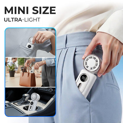 Kervalon® Mini SnapCool 360° Handheld Clip Fan