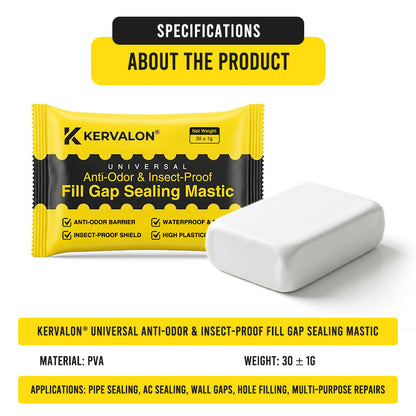 Kervalon® Universal Anti-Odor & Insect-Proof Fill Gap Sealing Mastic