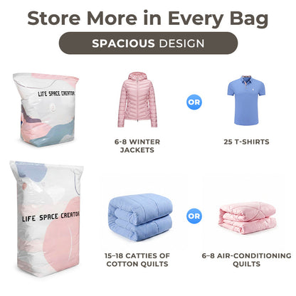 Kervalon® No-Pump Large Vacuum Storage Compression Bags