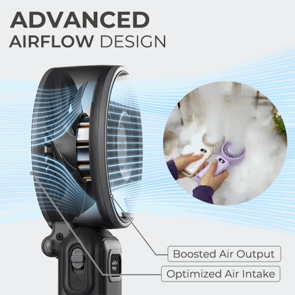 Kervalon® Instant Cooling 100-Speed Foldable Turbo Fan