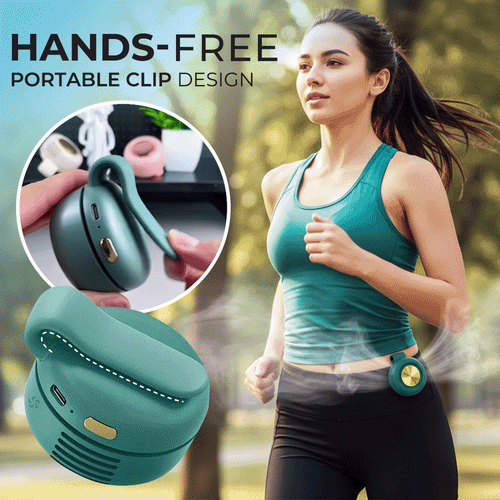 Kervalon® Wearable Tiny Cool Bladeless Clip Fan