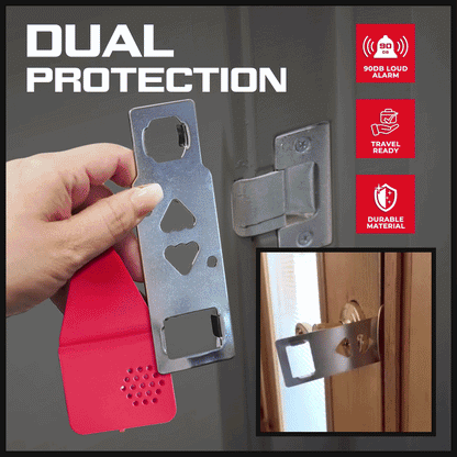 Kervalon® 2-in-1 Portable Door Lock & 90dB Alarm