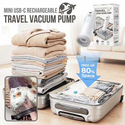 Kervalon® Mini USB-C Rechargeable Travel Vacuum Pump