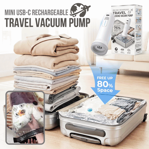 Kervalon® Mini USB-C Rechargeable Travel Vacuum Pump