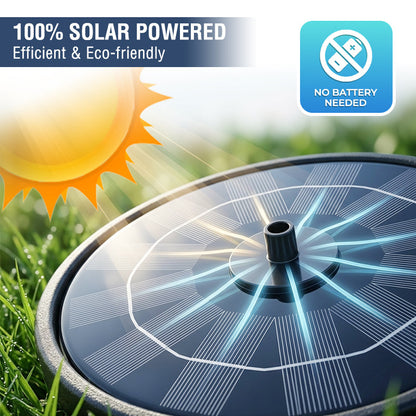 Kervalon® Solar Flow Ultra-Steady Fountain 1.4W High-Efficiency Solar Pump