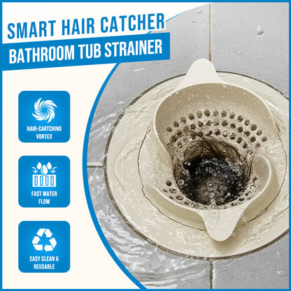 Kervalon® 2026 Upgraded Smart Hair Catcher Bathroom Tub Strainer