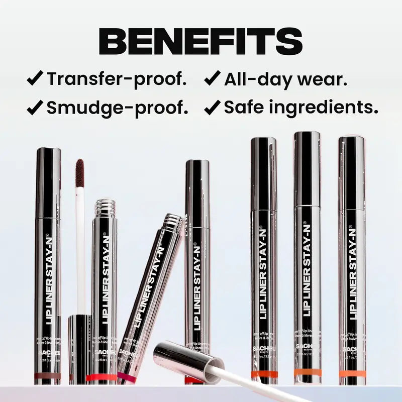 Kervalon® LIP LINER STAY-N-Peel-Off Lip Liner Stain | All Day & Night Lipliner | Long Lasting Formula