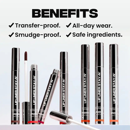 Kervalon® LIP LINER STAY-N-Peel-Off Lip Liner Stain | All Day & Night Lipliner | Long Lasting Formula