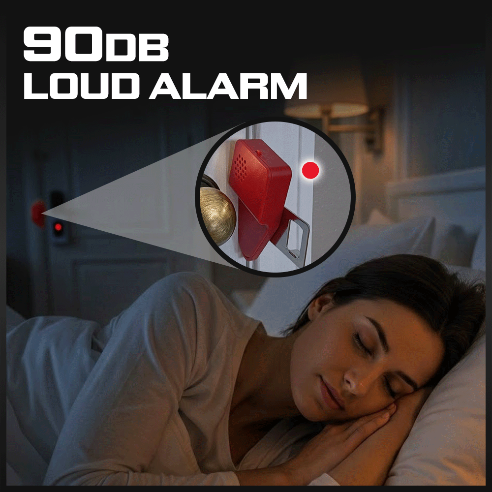 Kervalon® 2-in-1 Portable Door Lock & 90dB Alarm