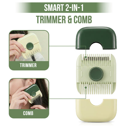 Kervalon® 2-in-1 Travel Hair Trimming Comb