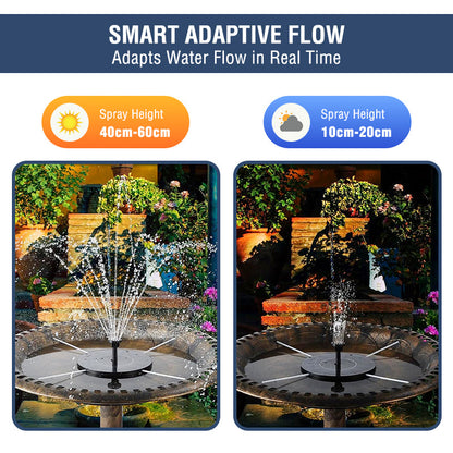 Kervalon® Solar Flow Ultra-Steady Fountain 1.4W High-Efficiency Solar Pump
