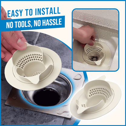 Kervalon® 2026 Upgraded Smart Hair Catcher Bathroom Tub Strainer