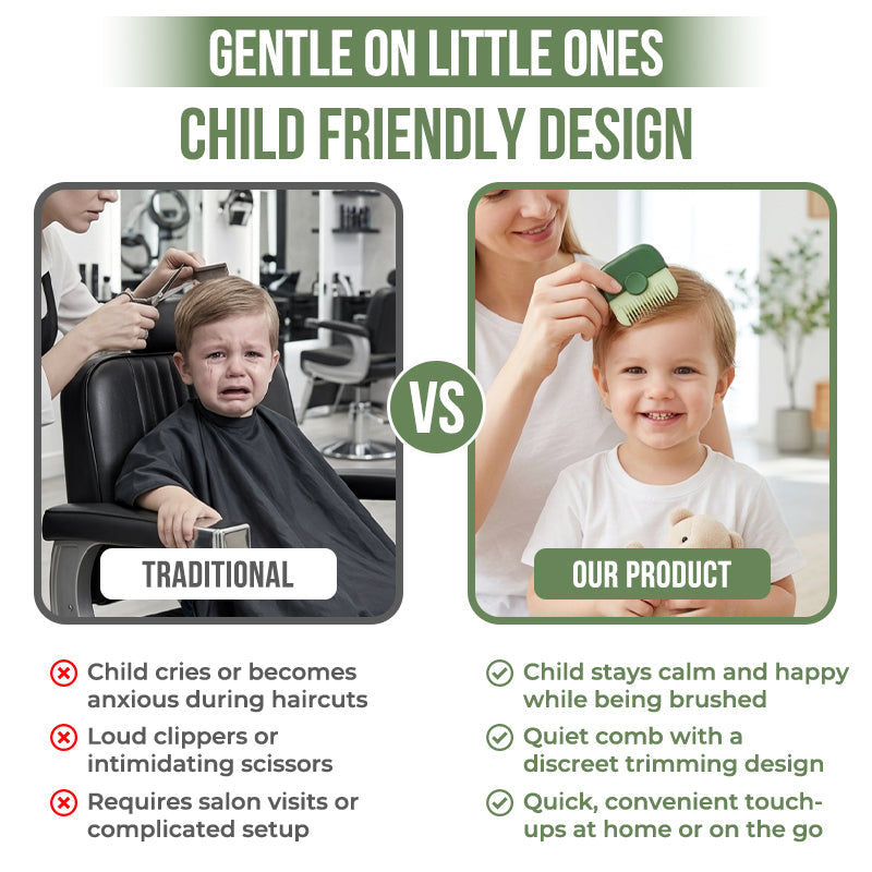 Kervalon® 2-in-1 Travel Hair Trimming Comb