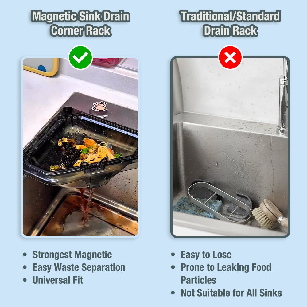 Kervalon® Magnetic Sink Drain Corner Rack