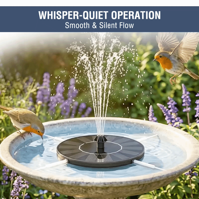 Kervalon® Solar Flow Ultra-Steady Fountain 1.4W High-Efficiency Solar Pump