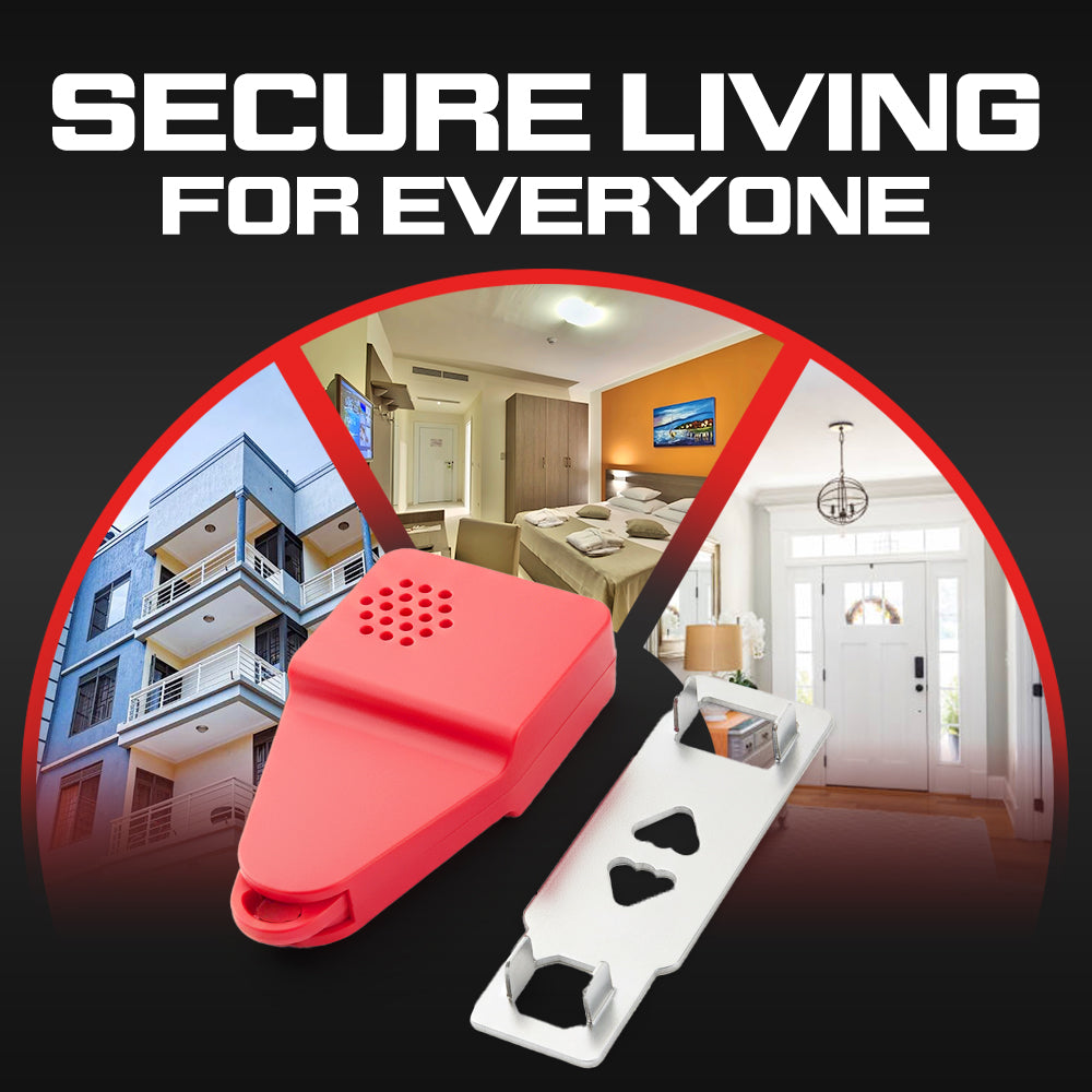 Kervalon® 2-in-1 Portable Door Lock & 90dB Alarm