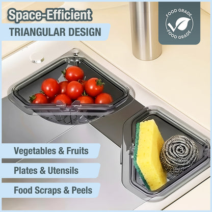 Kervalon® Magnetic Sink Drain Corner Rack