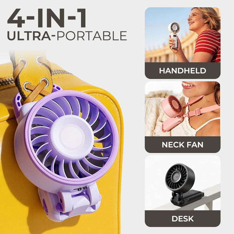 Kervalon® Instant Cooling 100-Speed Foldable Turbo Fan