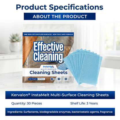 Kervalon® InstaMelt Multi-Surface Cleaning Sheets