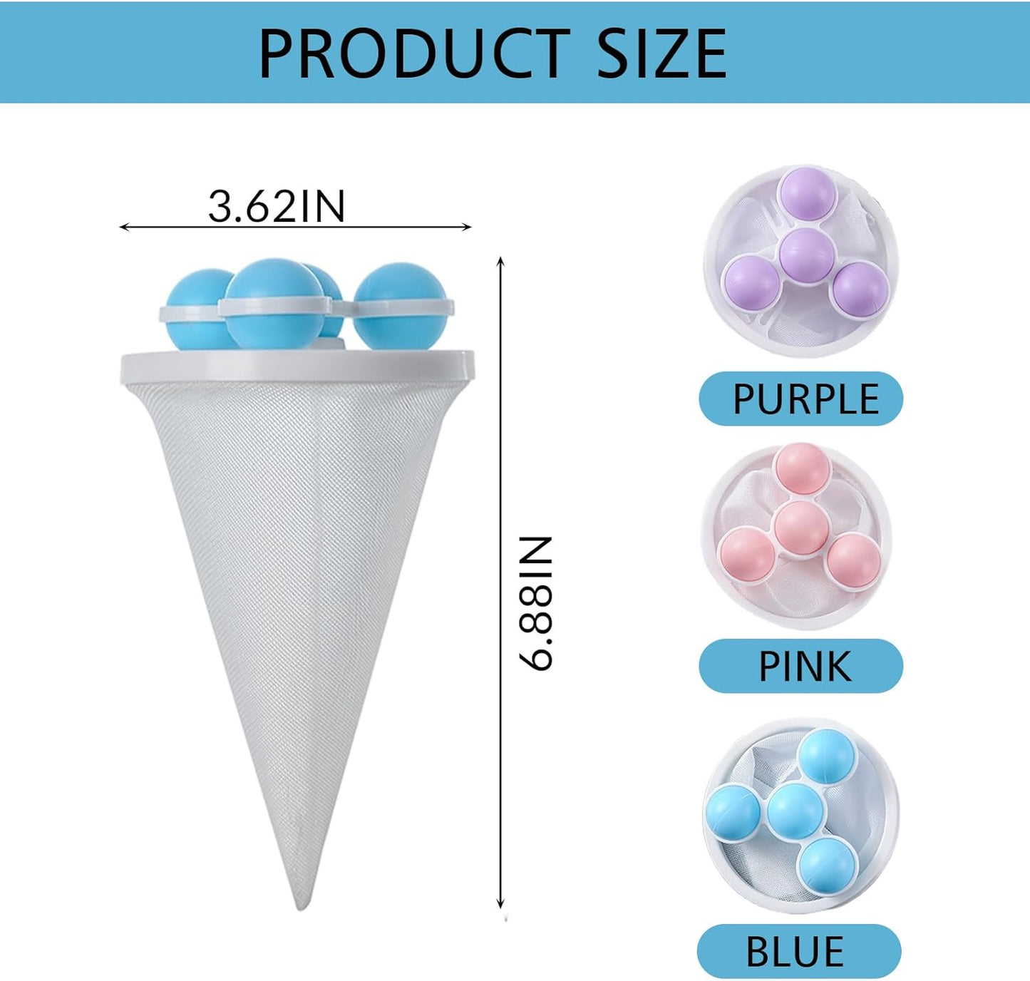 🔥2026 Upgrade🔥Kervalon® Washing Machine Mesh Bag Hair Filter