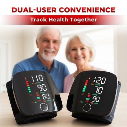 ⭐️Kervalon® Home LED Touch Screen Rechargeable mmHg Wrist Monitor