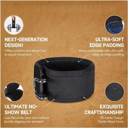 Kervalon® Tactical Metal Hook Buckle Free Comfort Belt