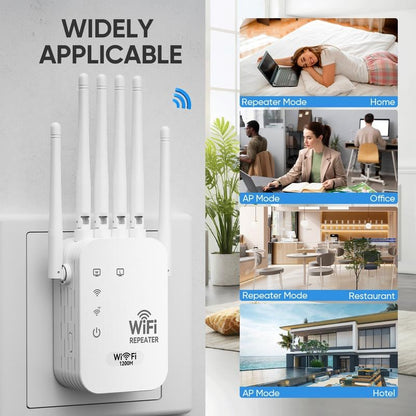 Kervalon® WiFi Extender 6-Antenna Strong Signal🚀⚡