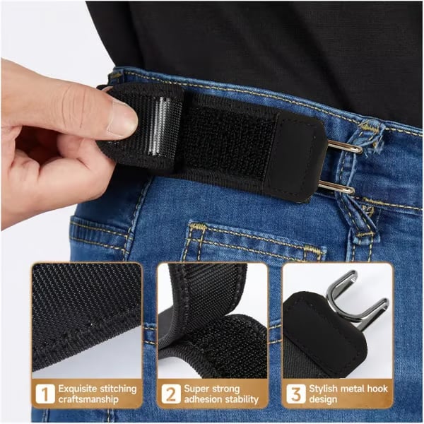 Kervalon® Tactical Metal Hook Buckle Free Comfort Belt