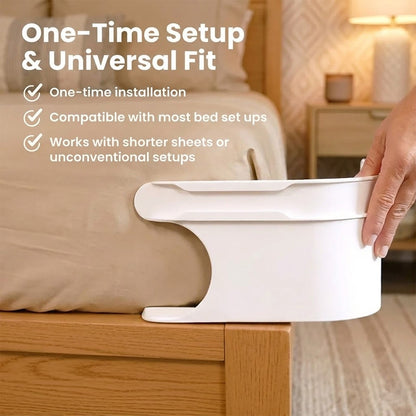 ⭐️Kervalon® Fitted Bed Sheet Holders Firm Sheet Grip 𝘸𝘪𝘵𝘩 𝘐𝘯𝘷𝘪𝘴𝘪𝘣𝘭𝘦 𝘚𝘵𝘳𝘪𝘱𝘴