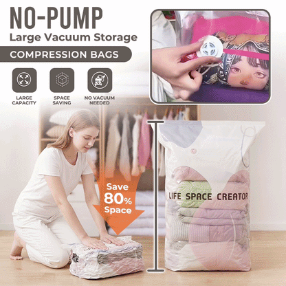 Kervalon® No-Pump Large Vacuum Storage Compression Bags