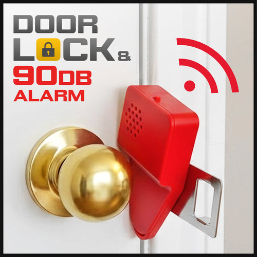 Kervalon® 2-in-1 Portable Door Lock & 90dB Alarm