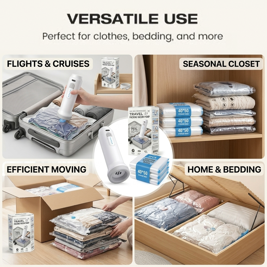 Kervalon® Mini USB-C Rechargeable Travel Vacuum Pump