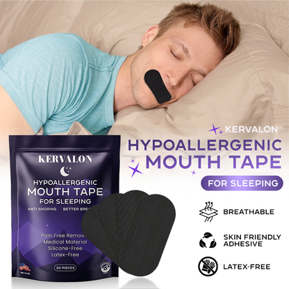 Kervalon® Hypoallergenic Mouth Tape For Sleeping