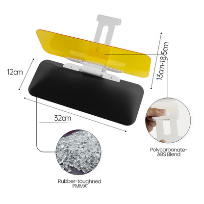 Kervalon® Anti-Glare Car Sun Visor