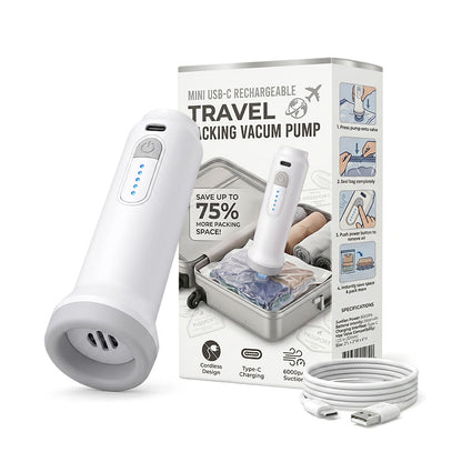 Kervalon® Mini USB-C Rechargeable Travel Vacuum Pump