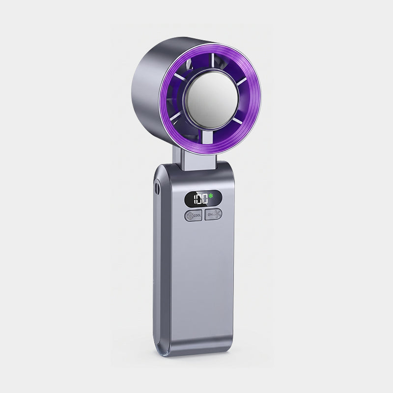 Kervalon® CoolFeel Adjustable Levels Foldable Fan Handheld High Speed Fan