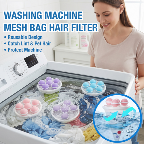 🔥2026 Upgrade🔥Kervalon® Washing Machine Mesh Bag Hair Filter